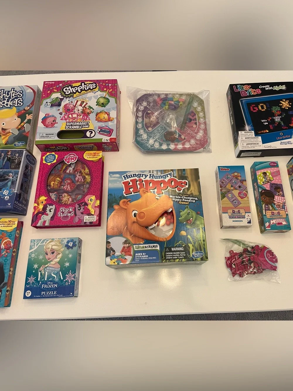 12- Piece Board Game Bundle Including Vintage and Kids Games